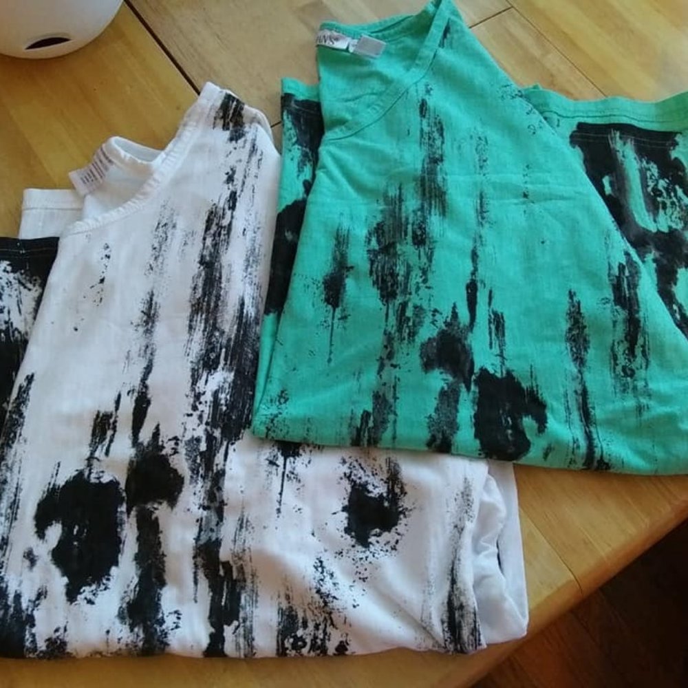 Lot of 2 NEW without tags Roamans tshirts size 3x